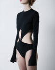 Agna | Body escote frontal | Nova | Negro