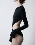 Agna | Body escote frontal | Nova | Negro