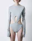 Agna | Body escote frontal | Nova | Gris