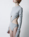 Agna | Body escote frontal | Nova | Gris