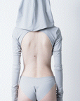 Agna | Body escote frontal | Nova | Gris