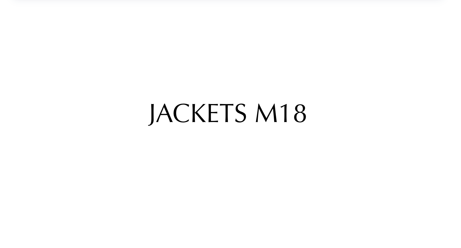 Jackets Menswear M18