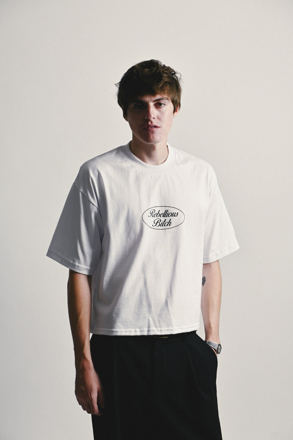 XCOWBOYS | Tshirt | Rebellious Bitch | White