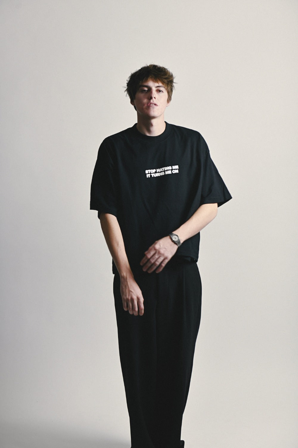 XCOWBOYS | Tshirt | Stop Hating Me It Turns Me On | Black