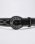 Cinto Cordoneado | Negro | XCOWBOYS