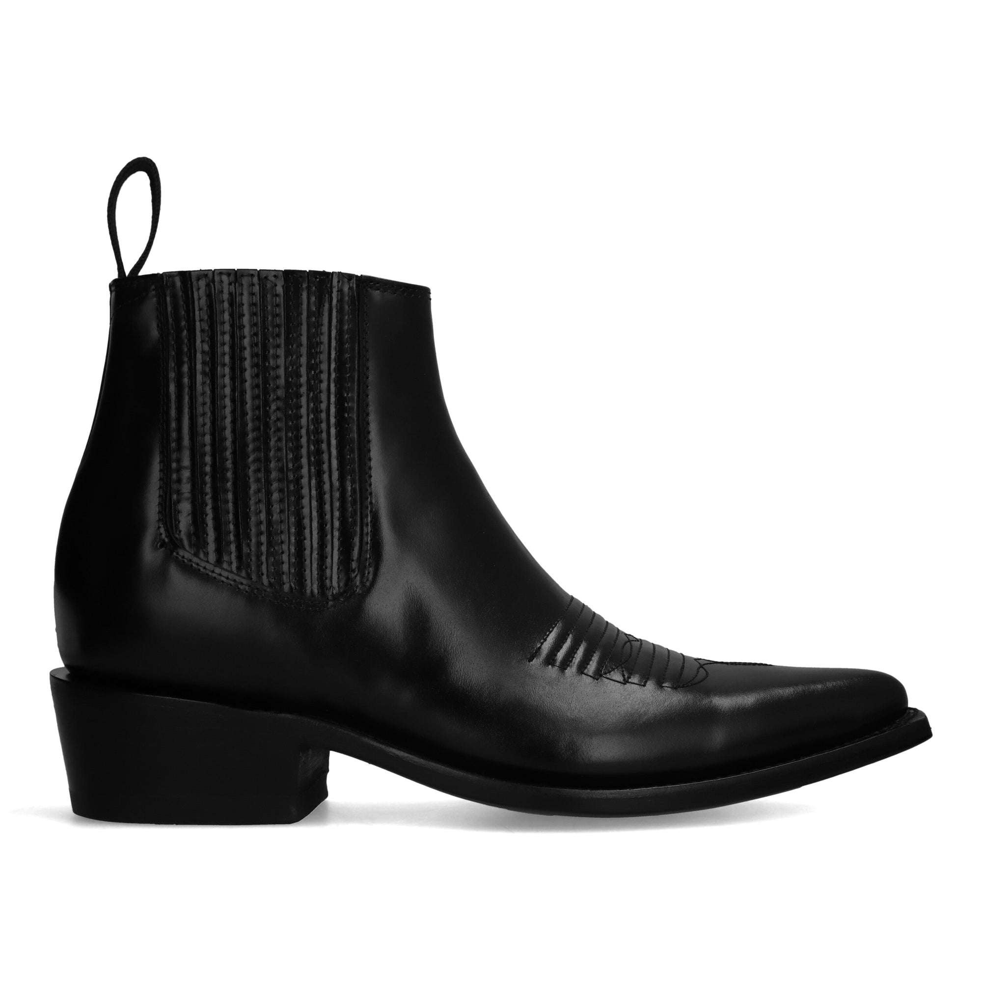 Toronero | Cowboy&#39;s Cut | Pointy Black Boots