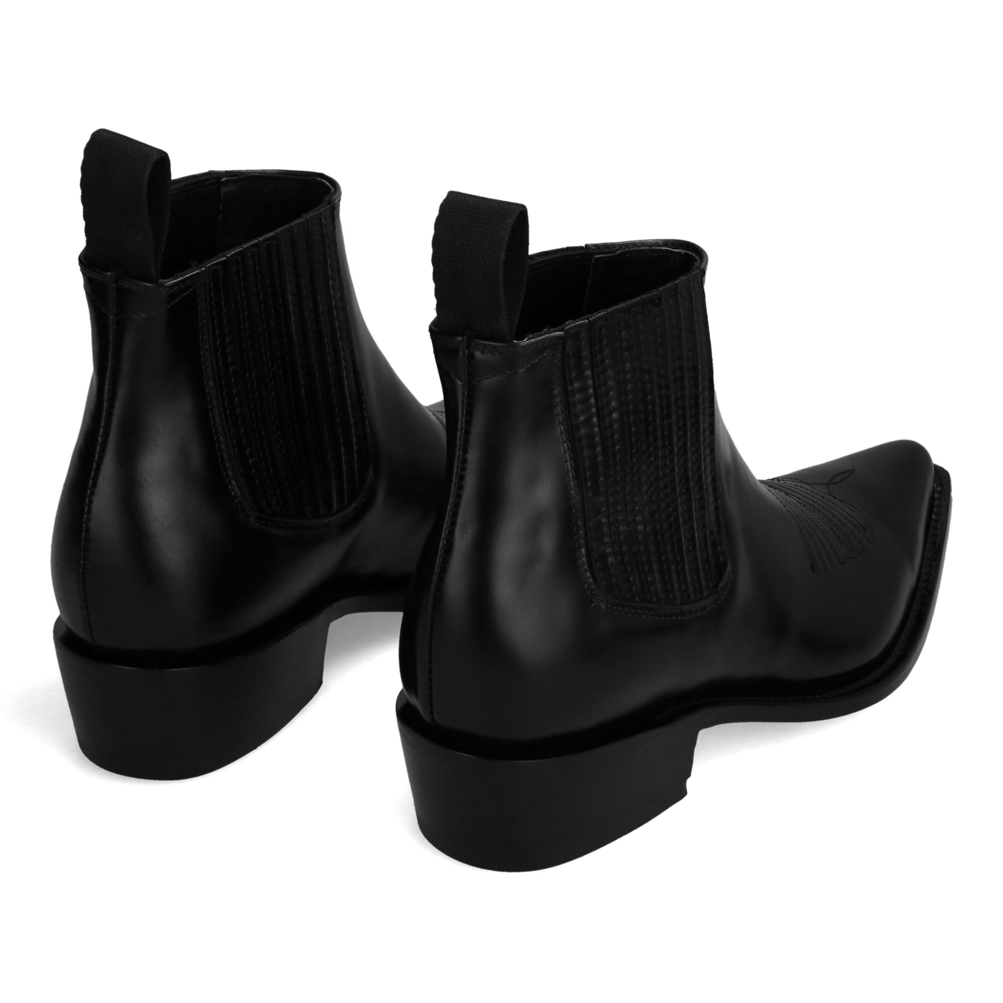 Toronero | Cowboy&#39;s Cut | Pointy Black Boots